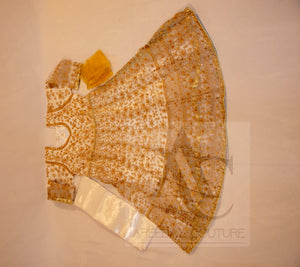 Heavy embroidered girls frock- Areeba's Couture