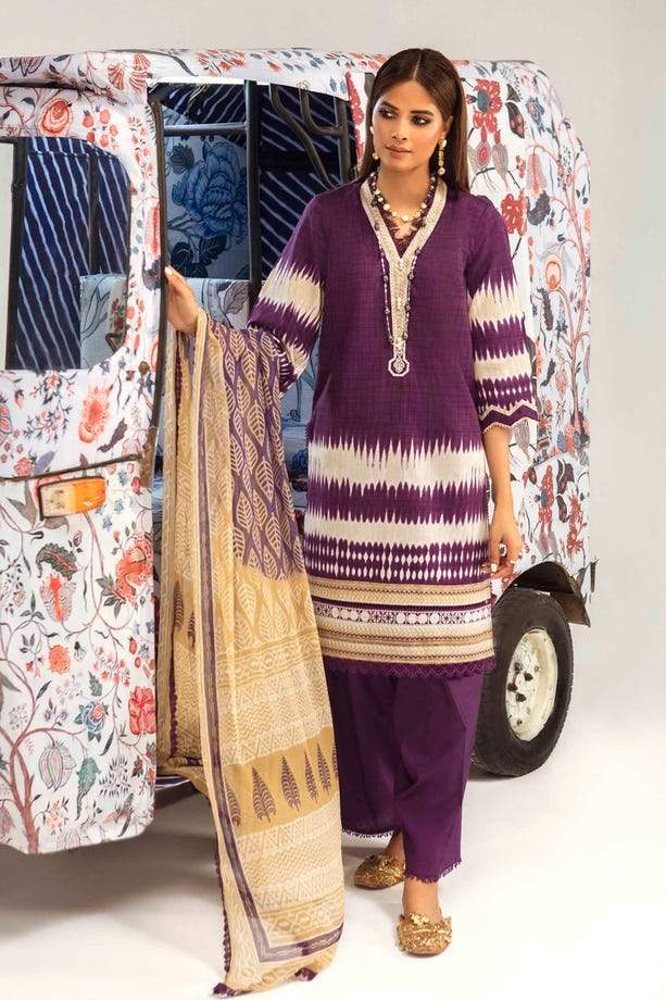 SANA SAFINAZ MAHAY NK17B 3PCS- Areeba's Couture