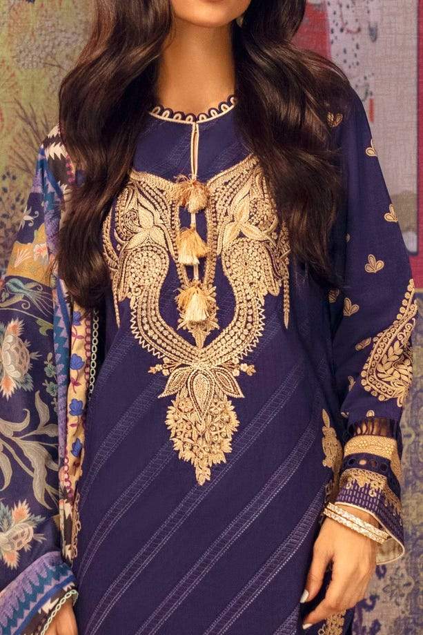 SANA SAFINAZ MAHAY NK19B 3PCS- Areeba's Couture