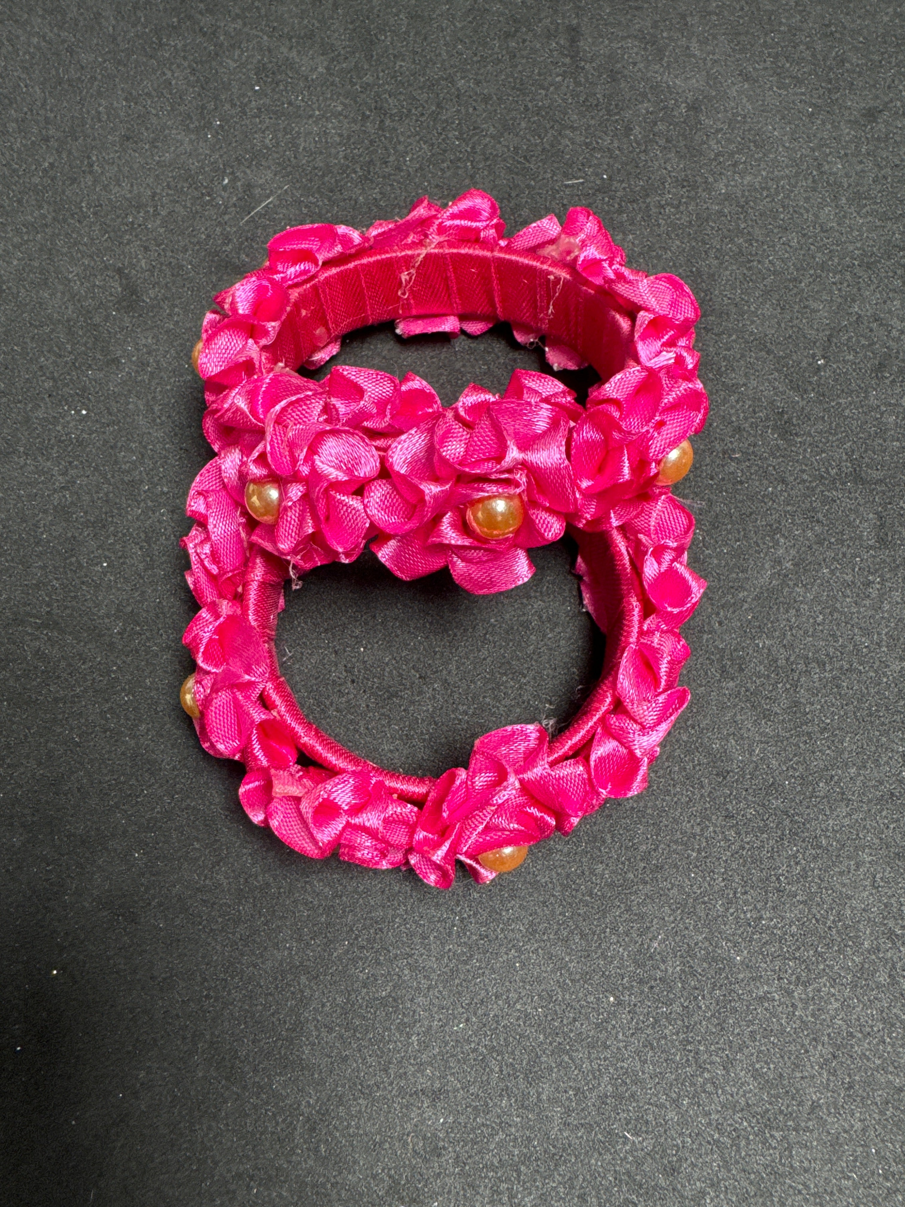 Pink flower kara set (Sold in pair)