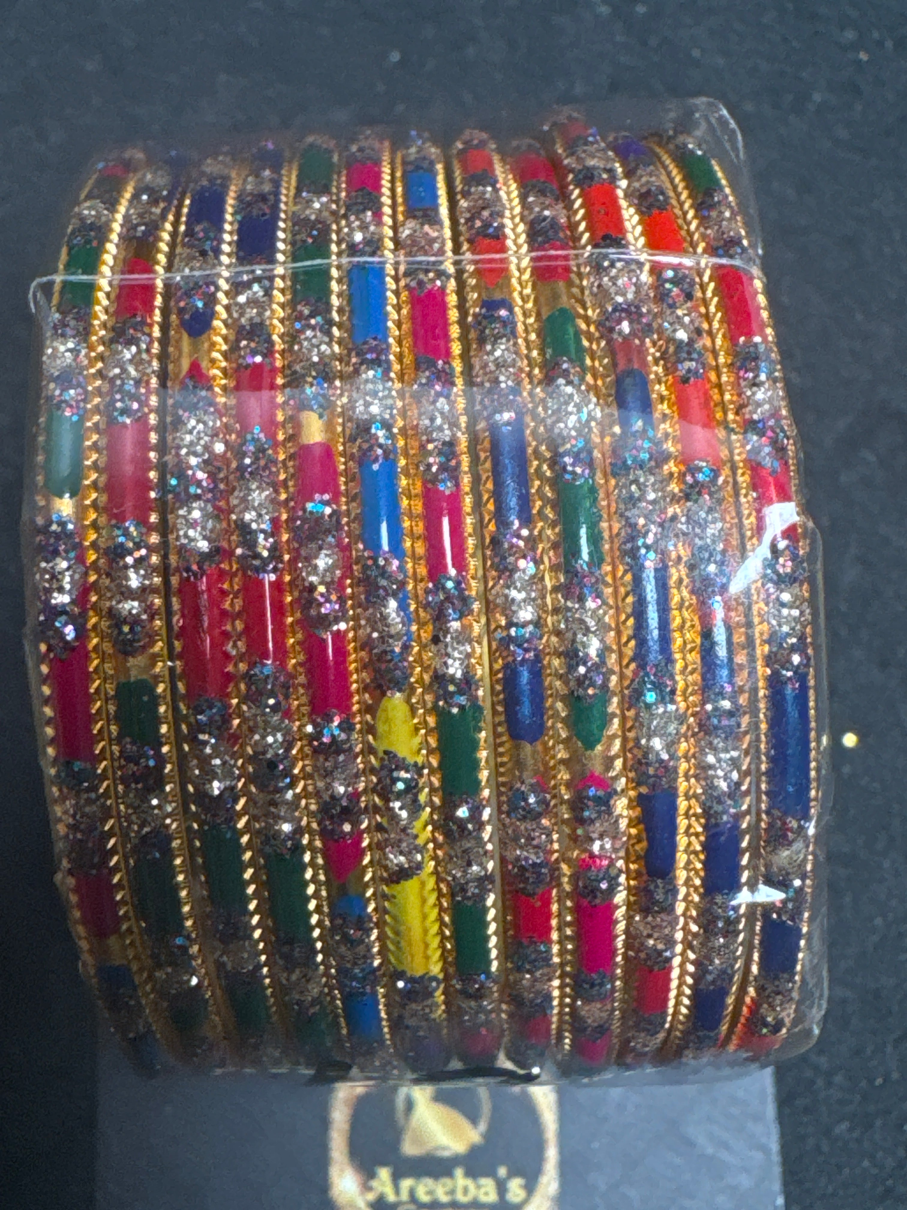 Girls bangles in multi A19