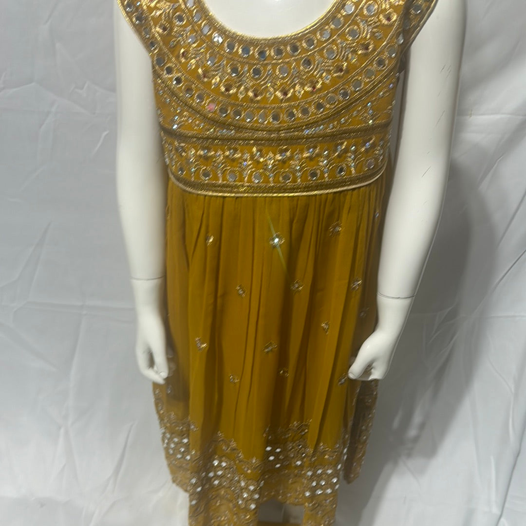 Girls mustard DBJJ08- Areeba's Couture