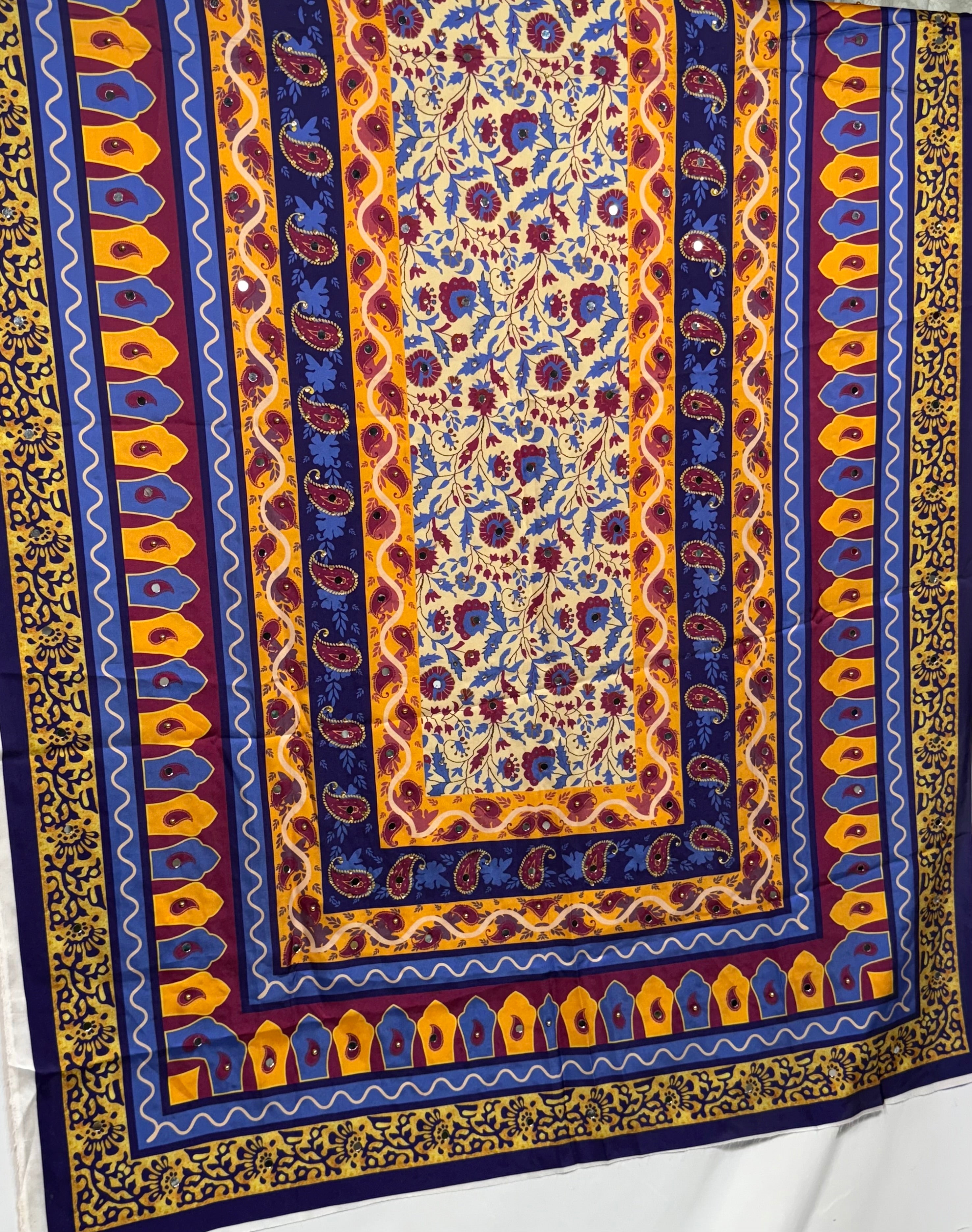 Silk Multi Colour Dupptta Sd28 By Areeba'S Couture