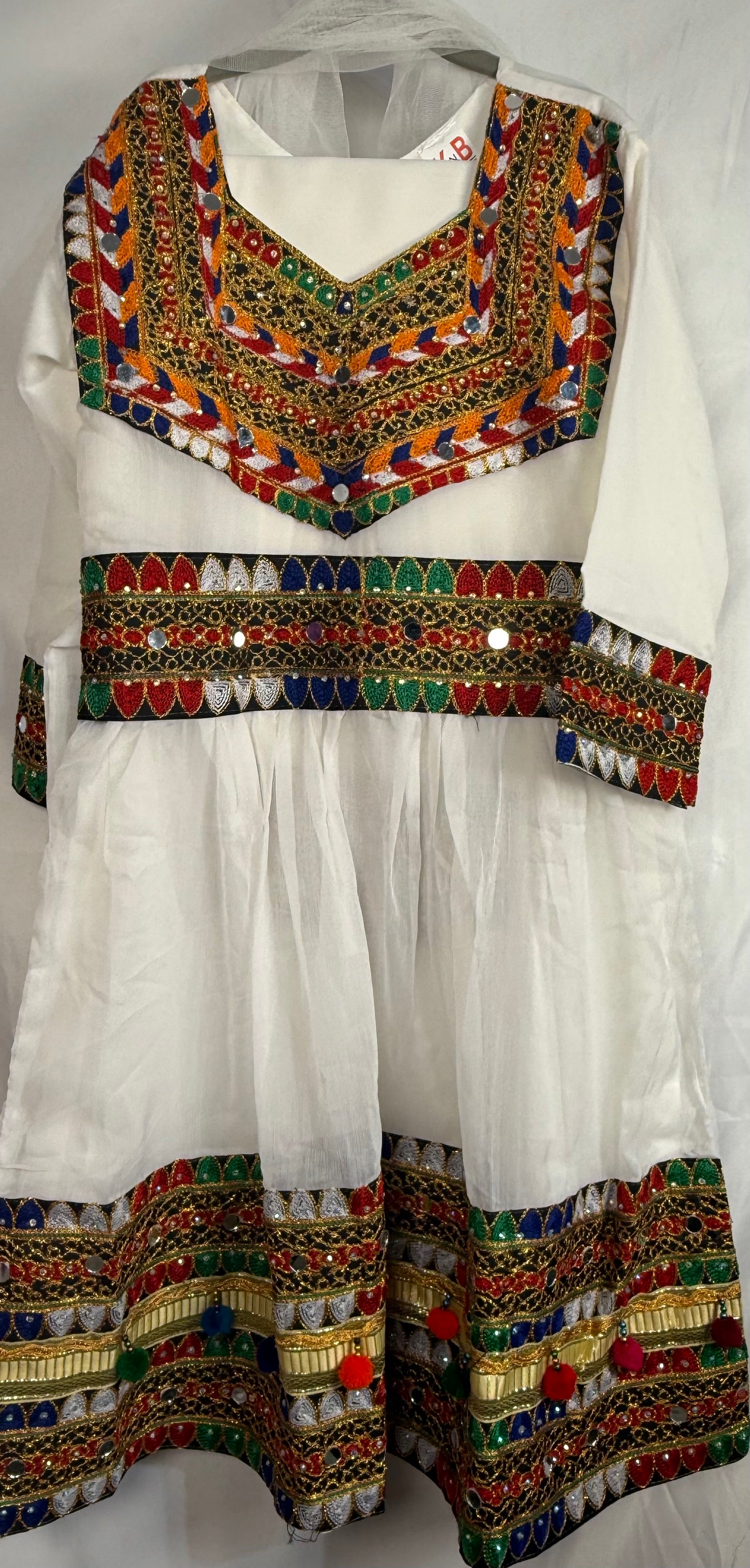 Afghan Style Girls Suit 3 Pcs For All Occasions/Events By Areeba'S Couture Casswg-2