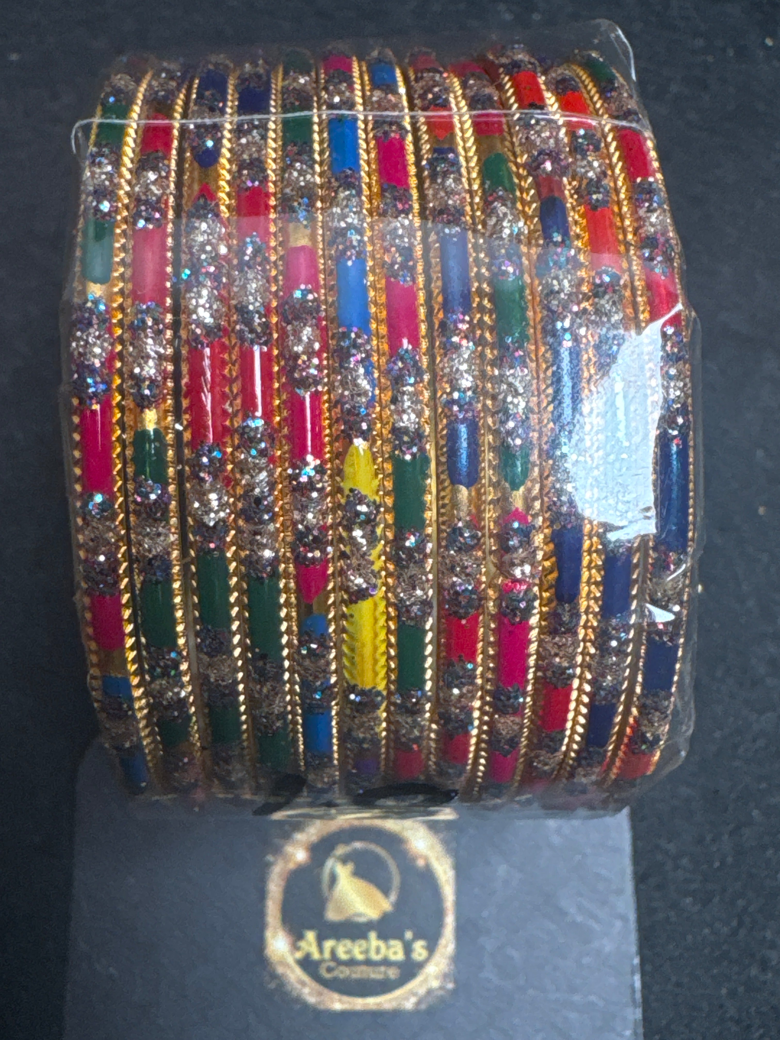 Girls bangles in multi A19