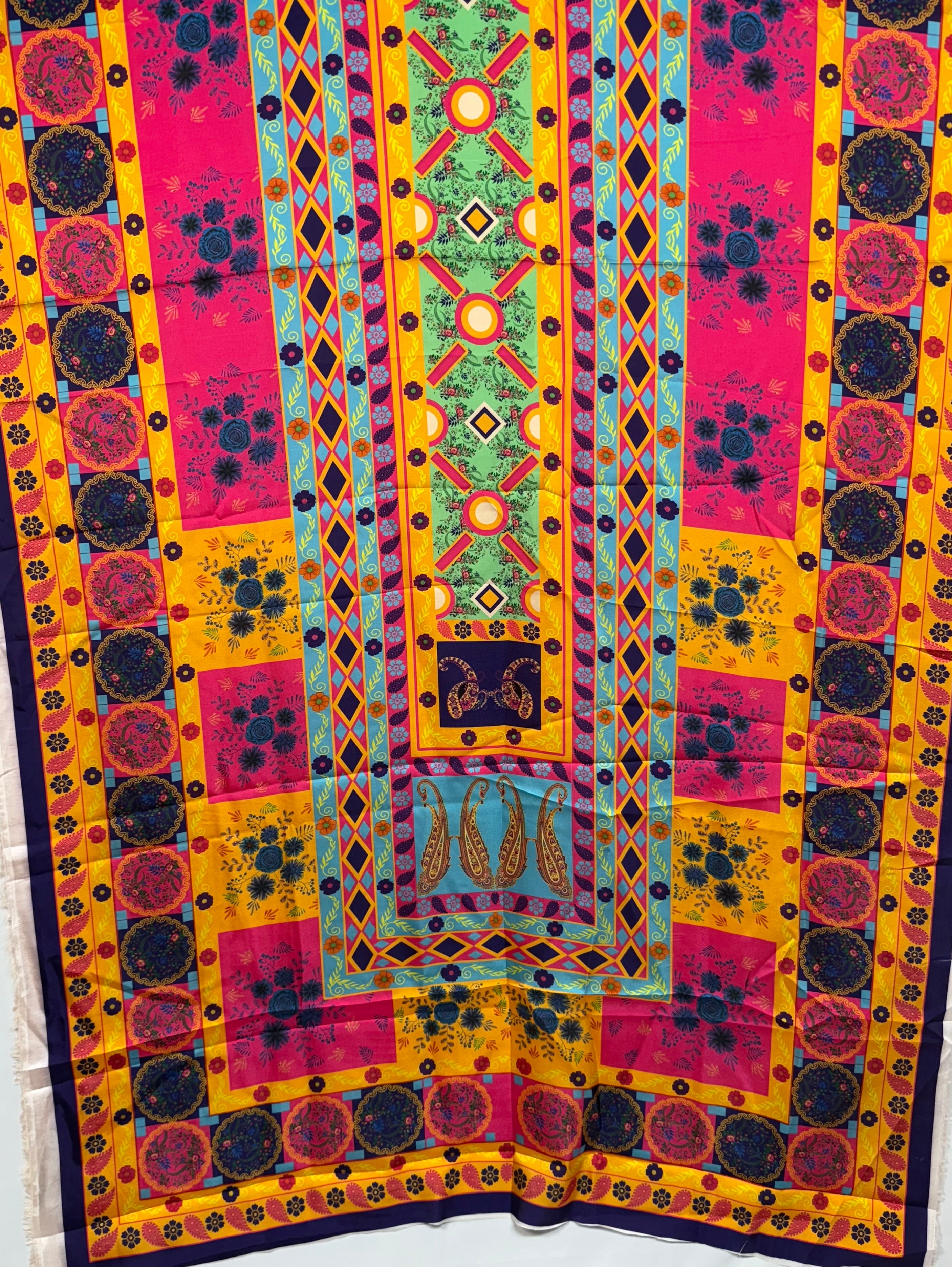 Silk Multi Colour Duptta - Sd1
