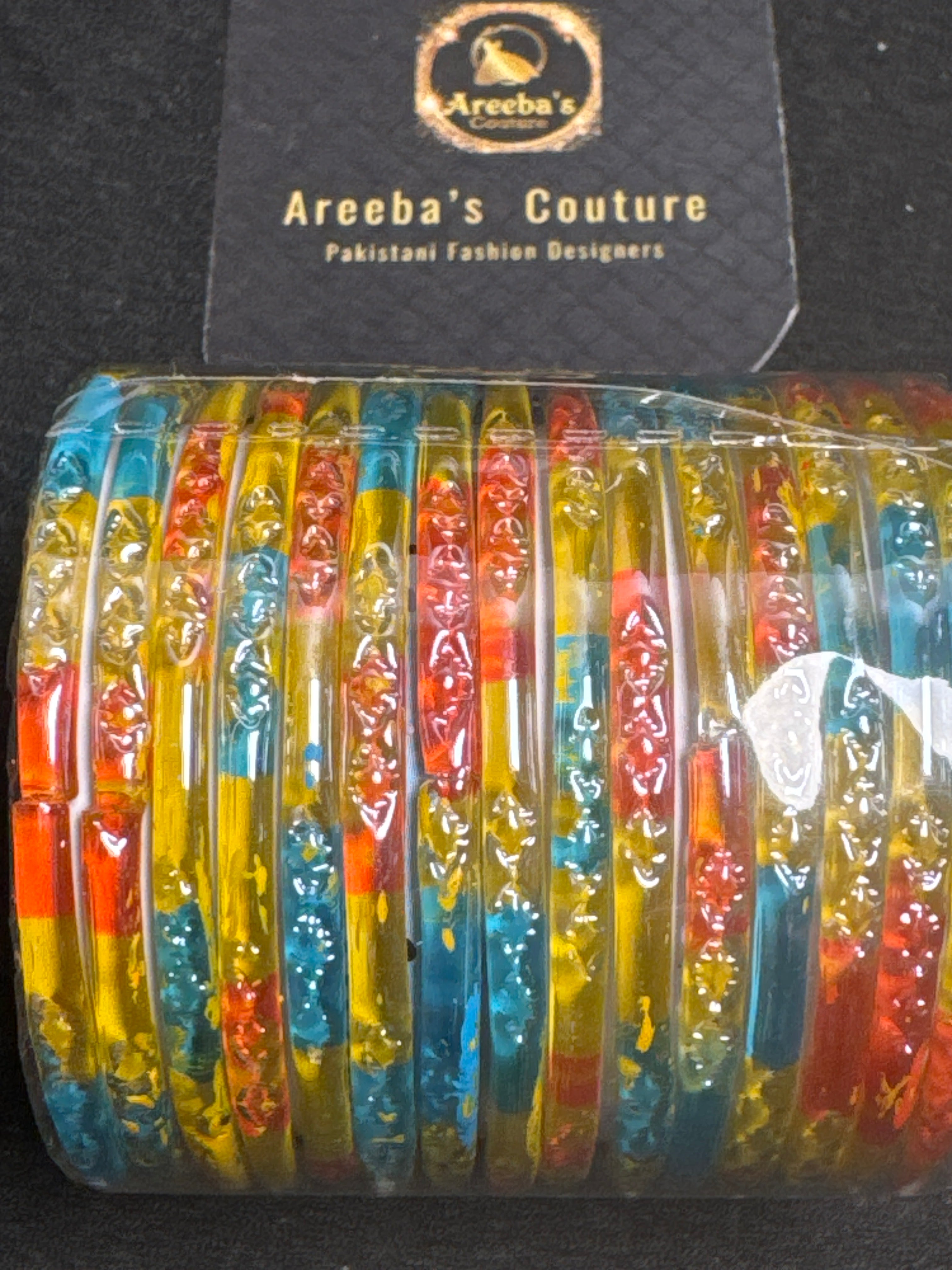 Girls bangles in multi colours A5