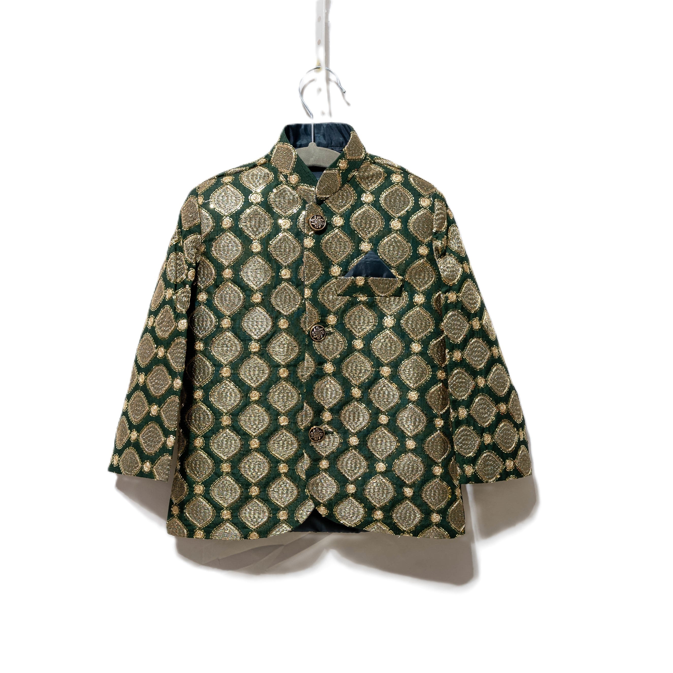 Fancy sherwani coat green