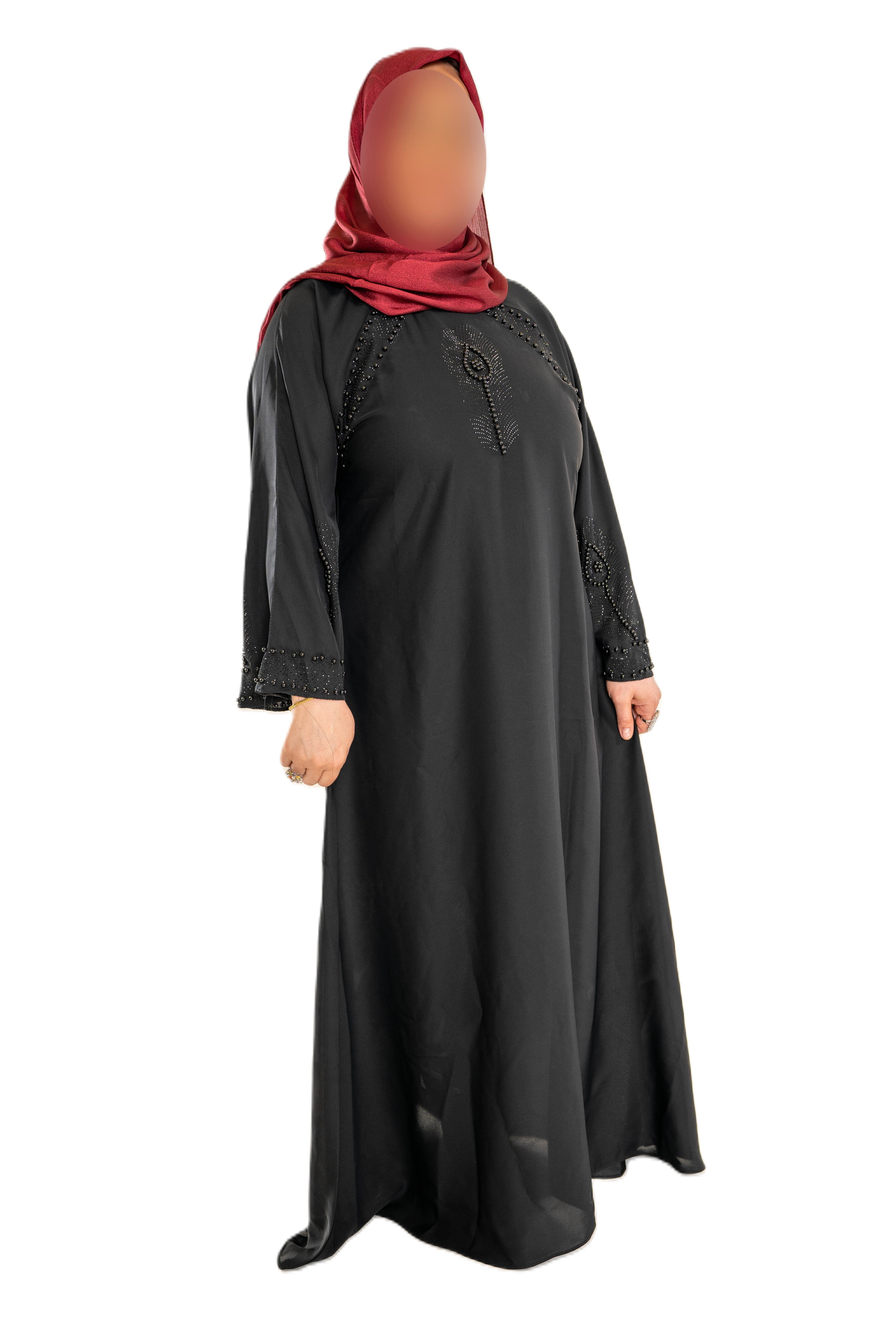 Onyx Beaded Abaya