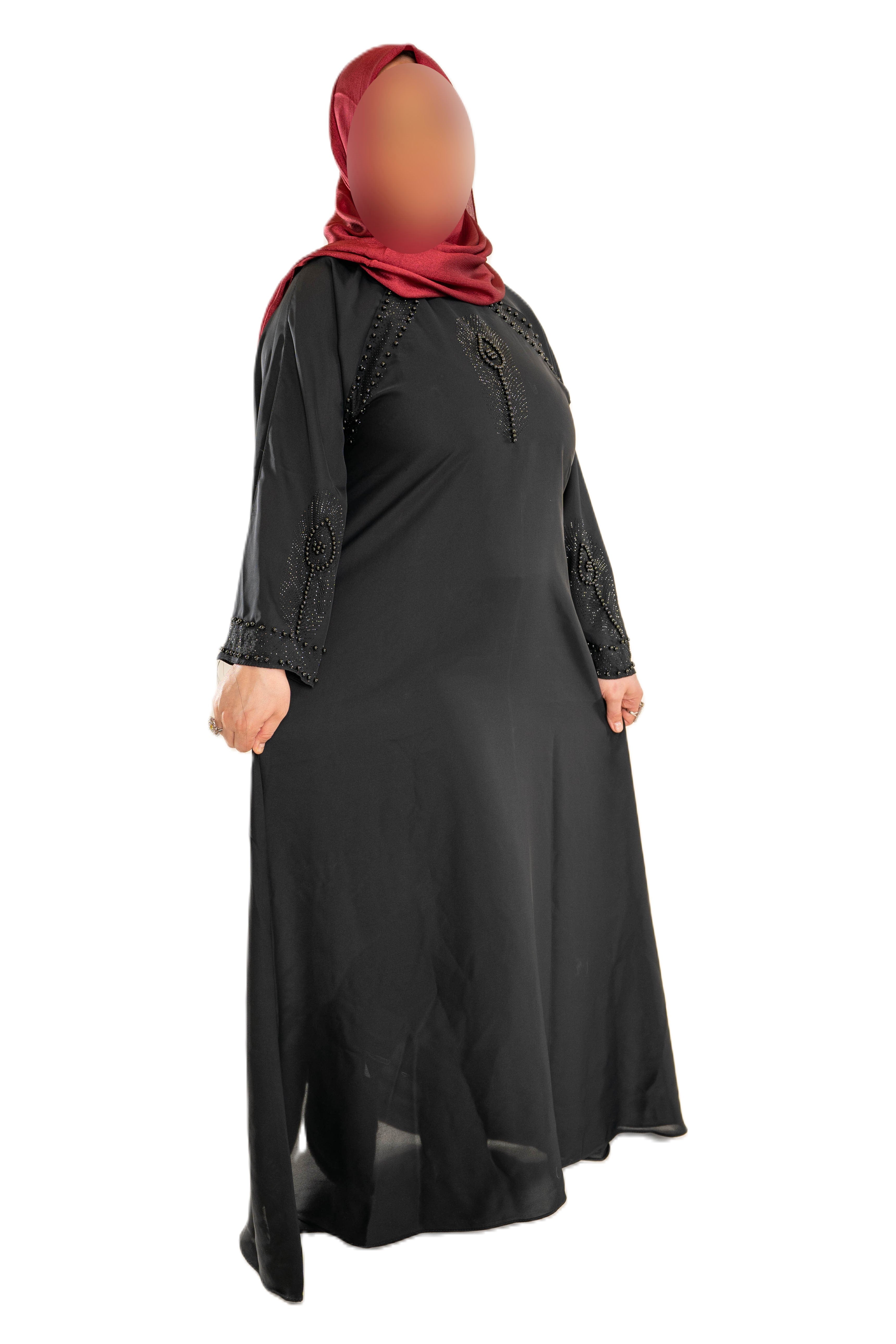 Onyx Beaded Abaya