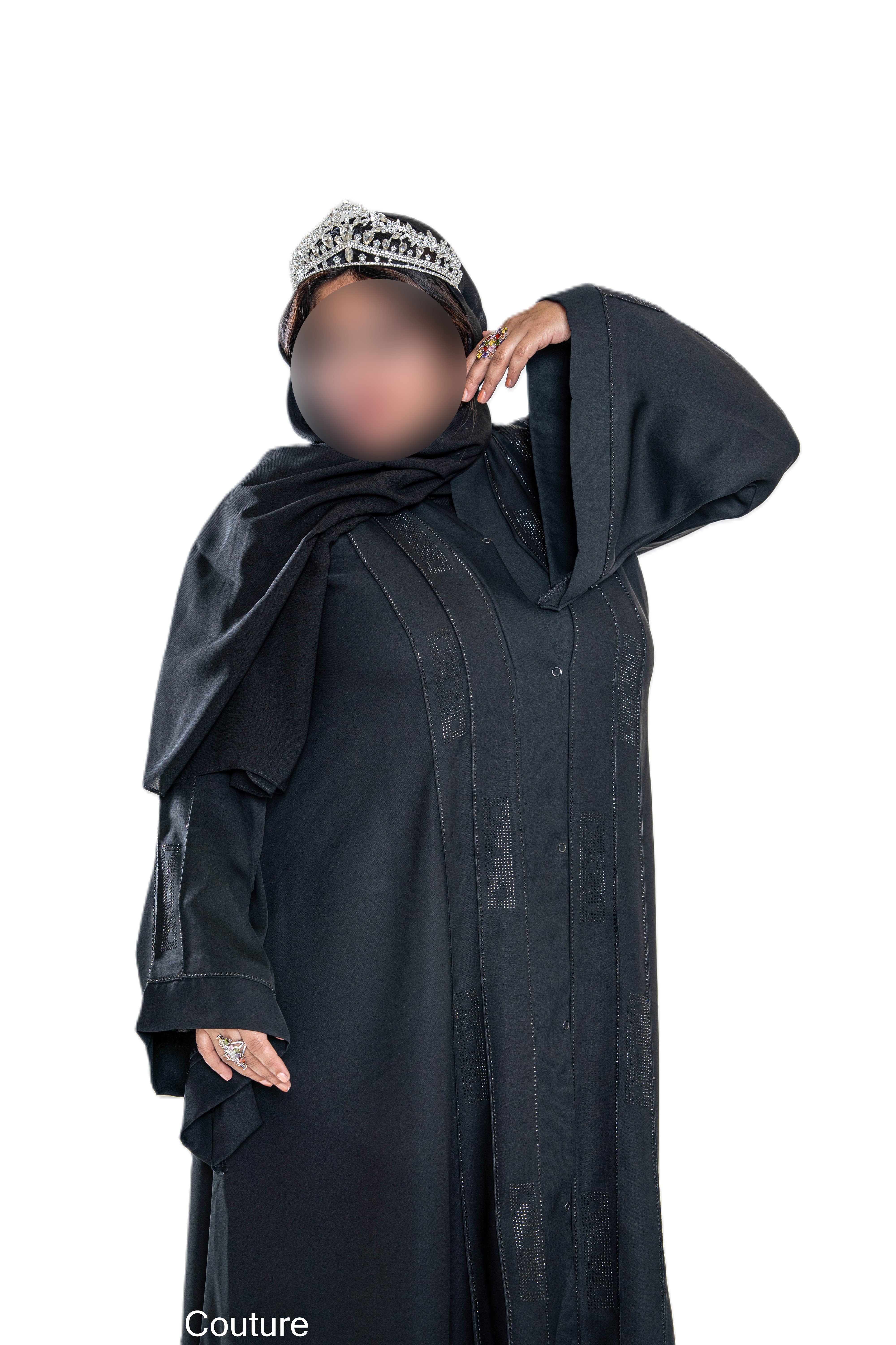 Black DMC abaya