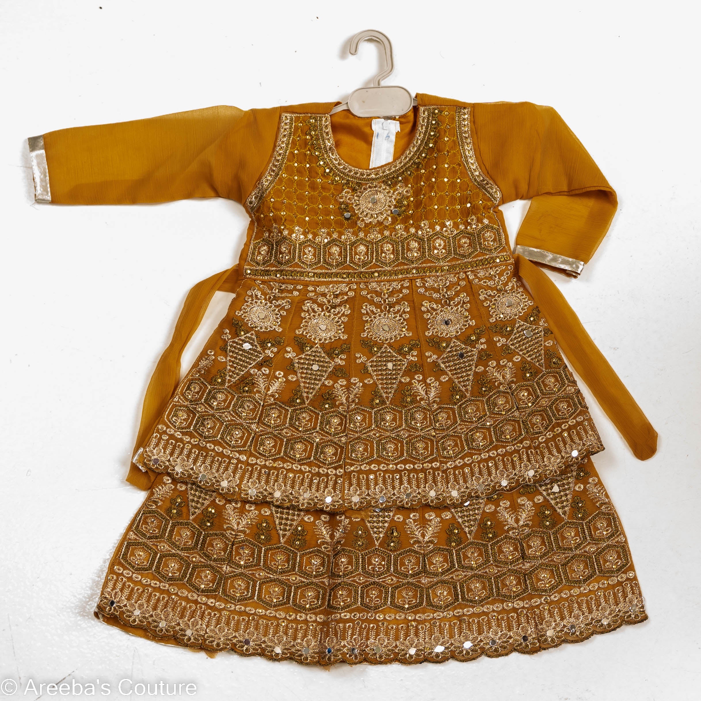 Mustard lehnga set