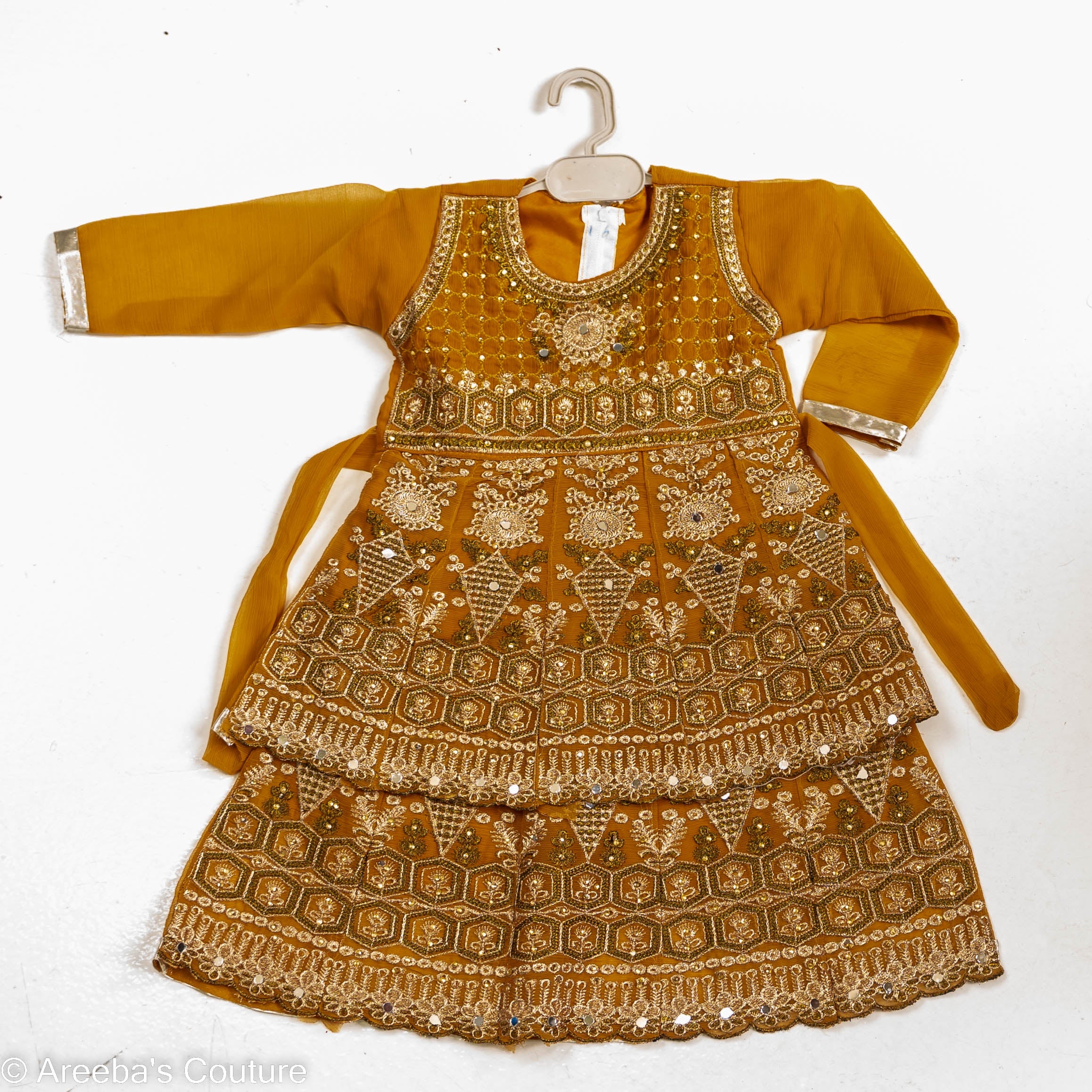 Mustard lehnga set