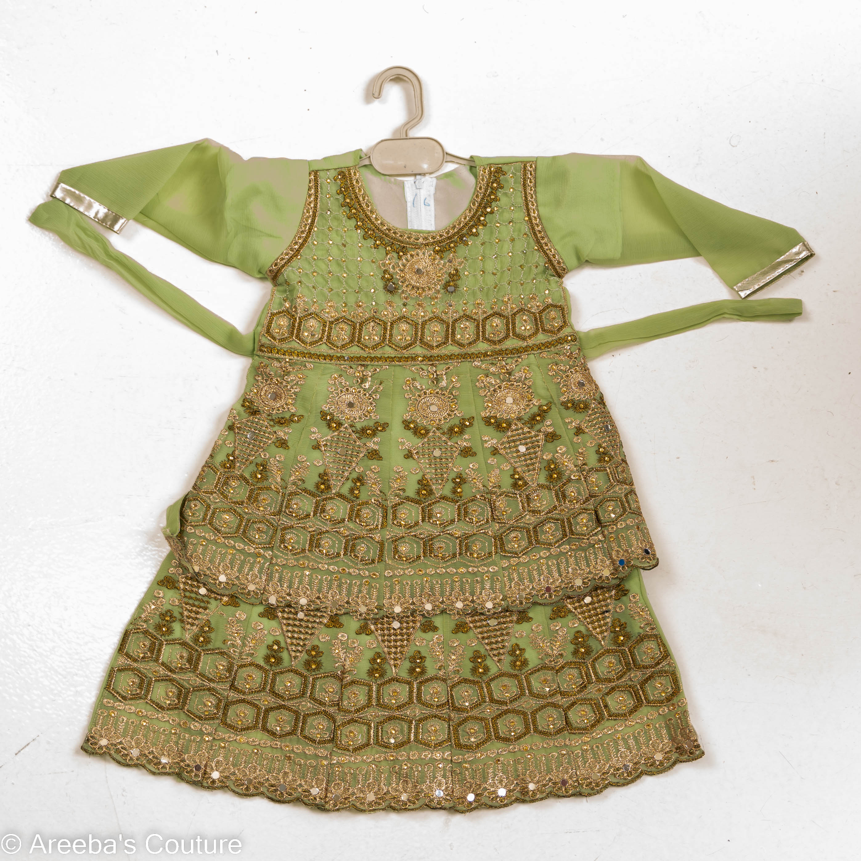 Mint green lehnga set