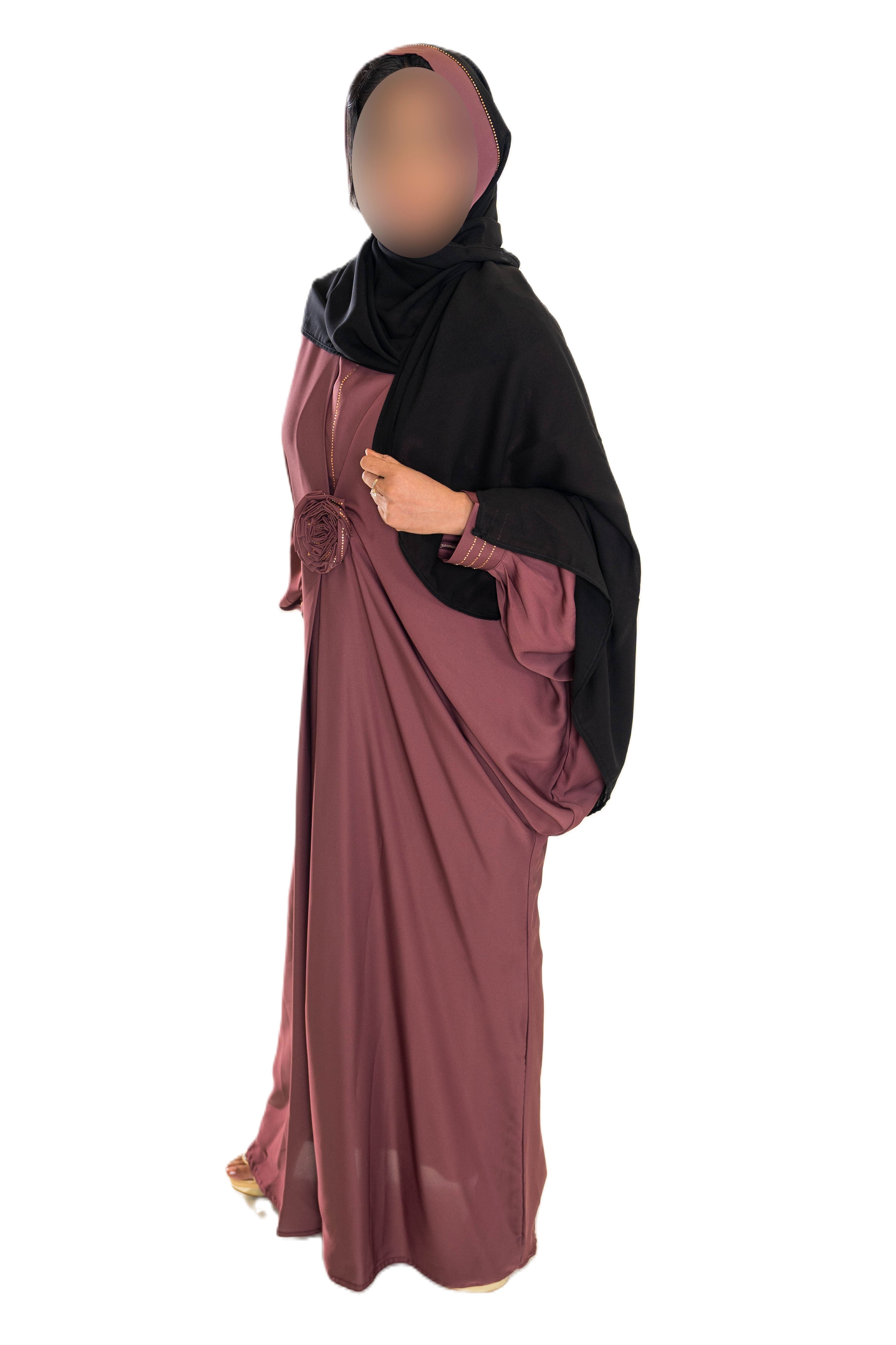 Colour Bow abaya