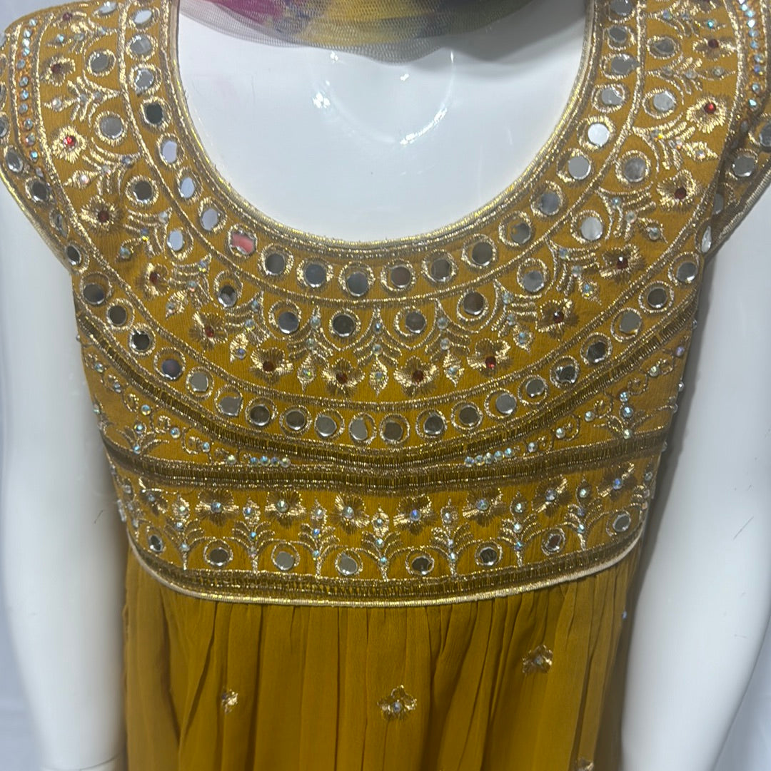 Girls mustard DBJJ08- Areeba's Couture