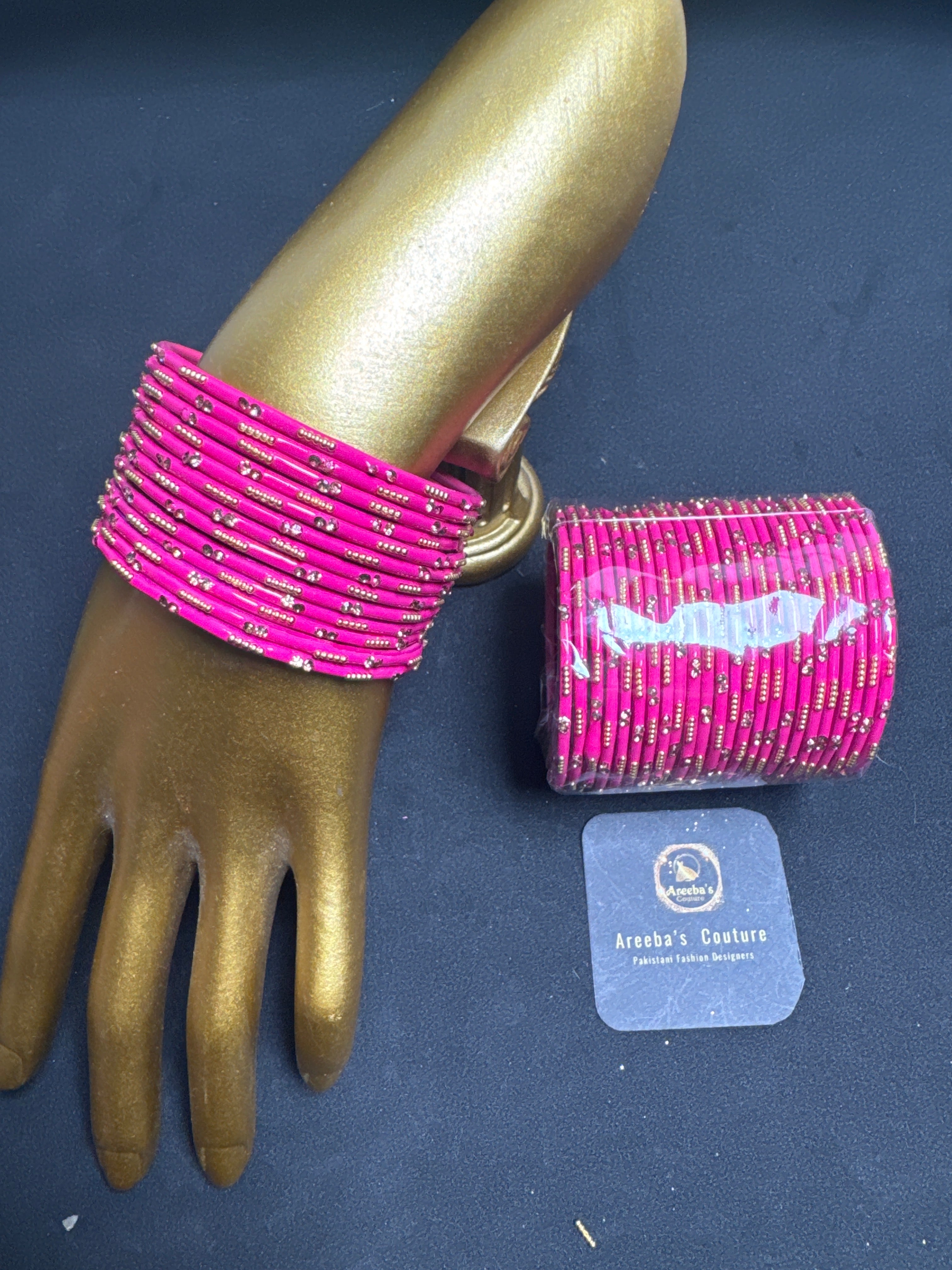 Pink bangles B6