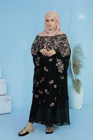 Butterfly Aamira Abaya v1- Areeba's Couture