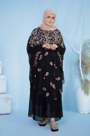 Butterfly Aamira Abaya v1- Areeba's Couture