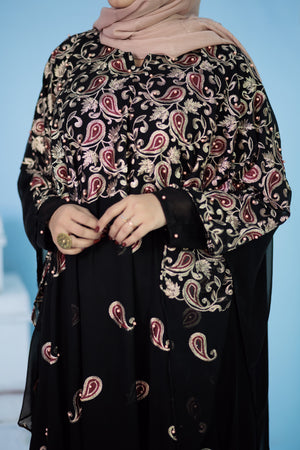 Butterfly Aamira Abaya v1- Areeba's Couture