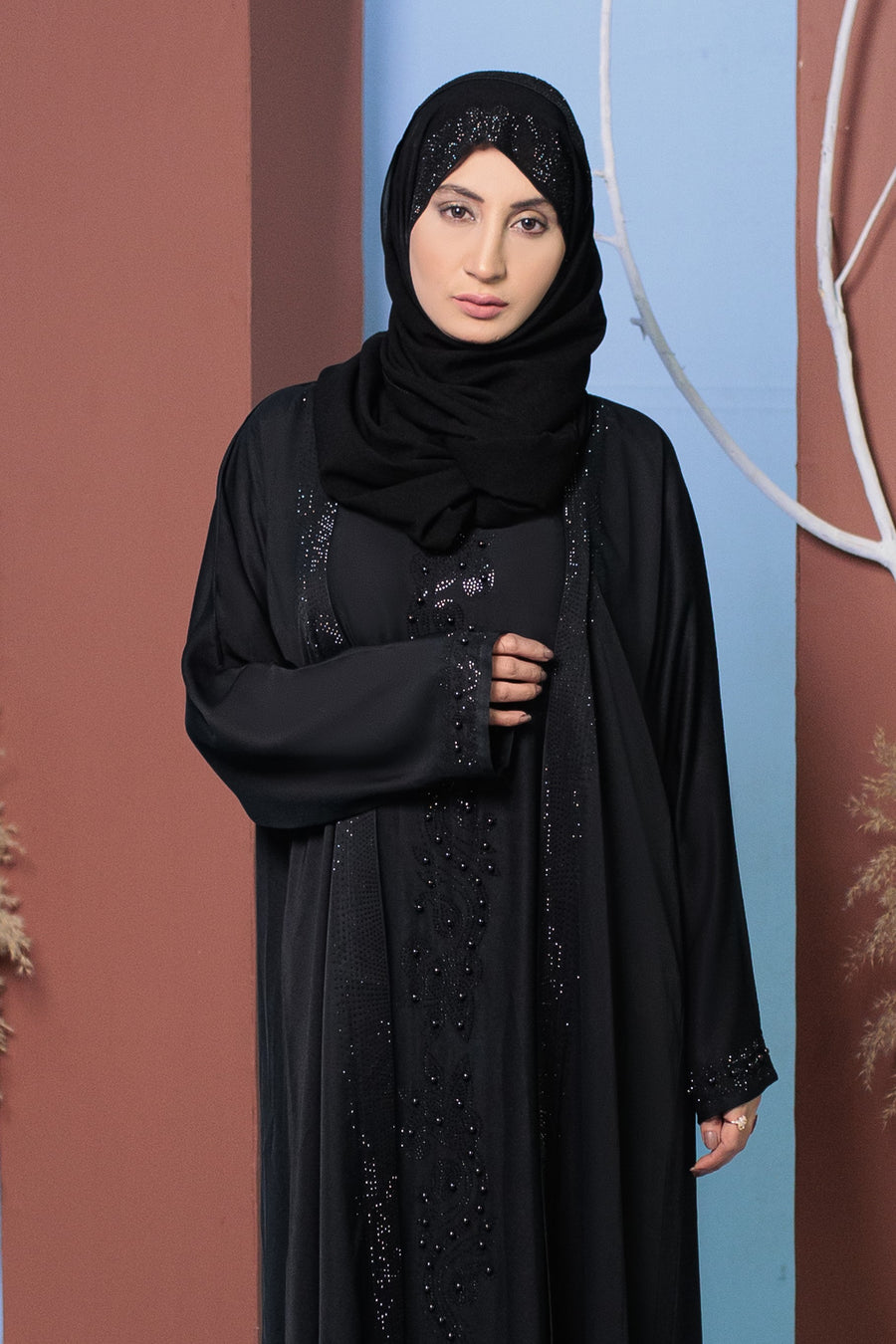 Full Eshaal abaya- Areeba's Couture