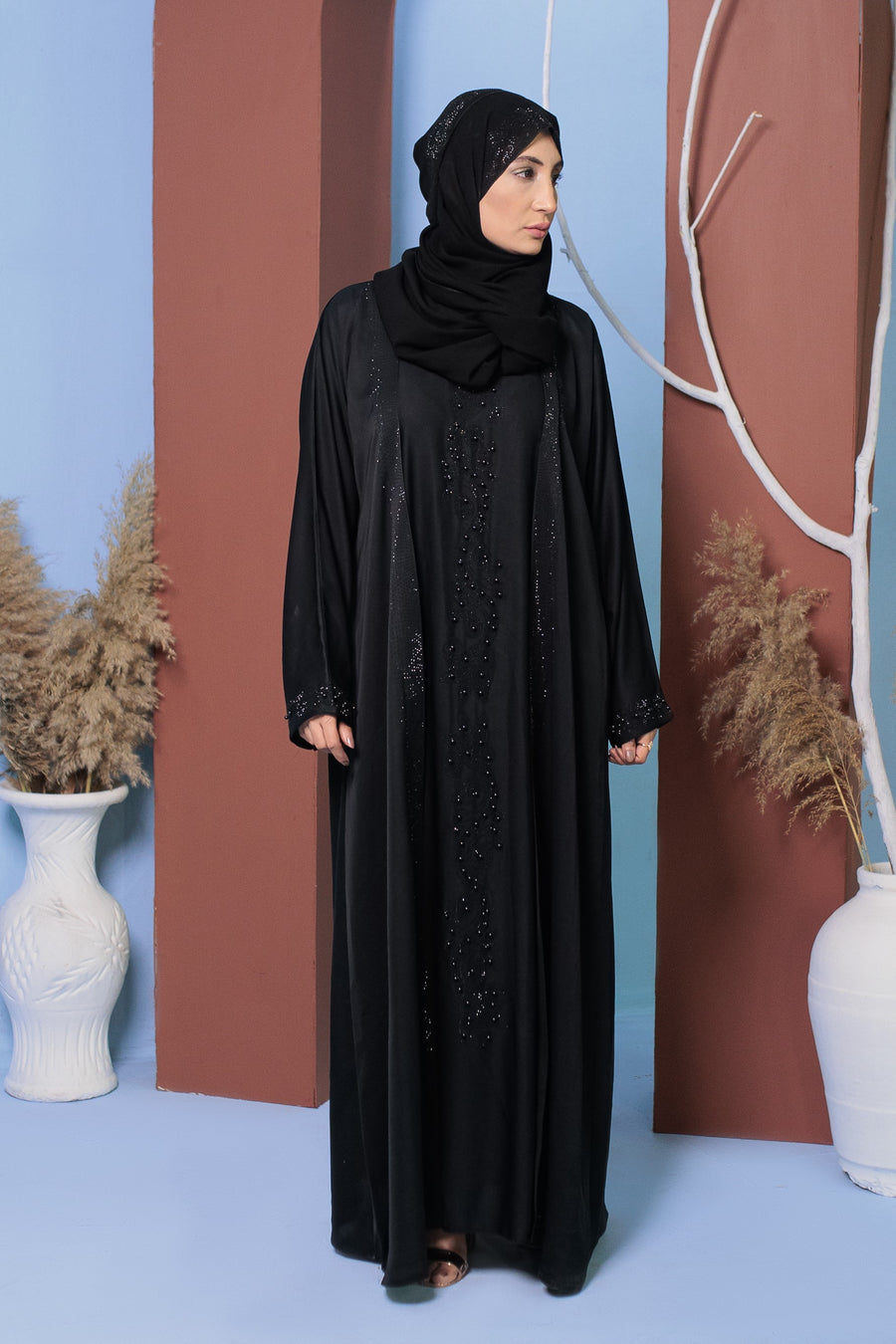 Full Eshaal abaya- Areeba's Couture
