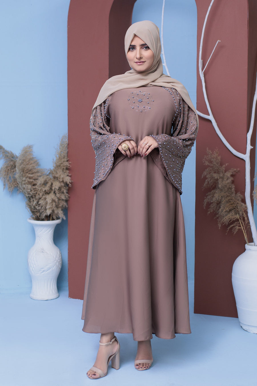 Martini Yasna abaya- Areeba's Couture
