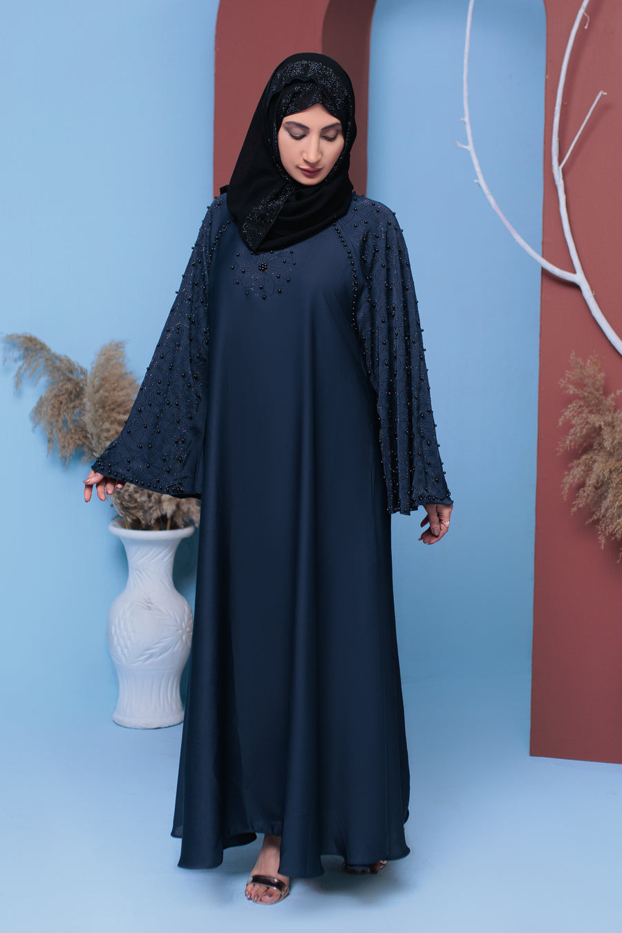 Rhino Yasna abaya- Areeba's Couture