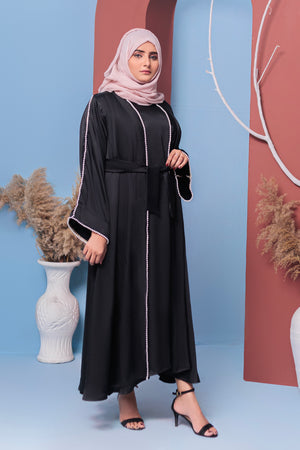 Baltic sea Eimaan abaya- Areeba's Couture