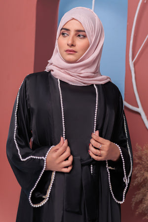 Baltic sea Eimaan abaya- Areeba's Couture