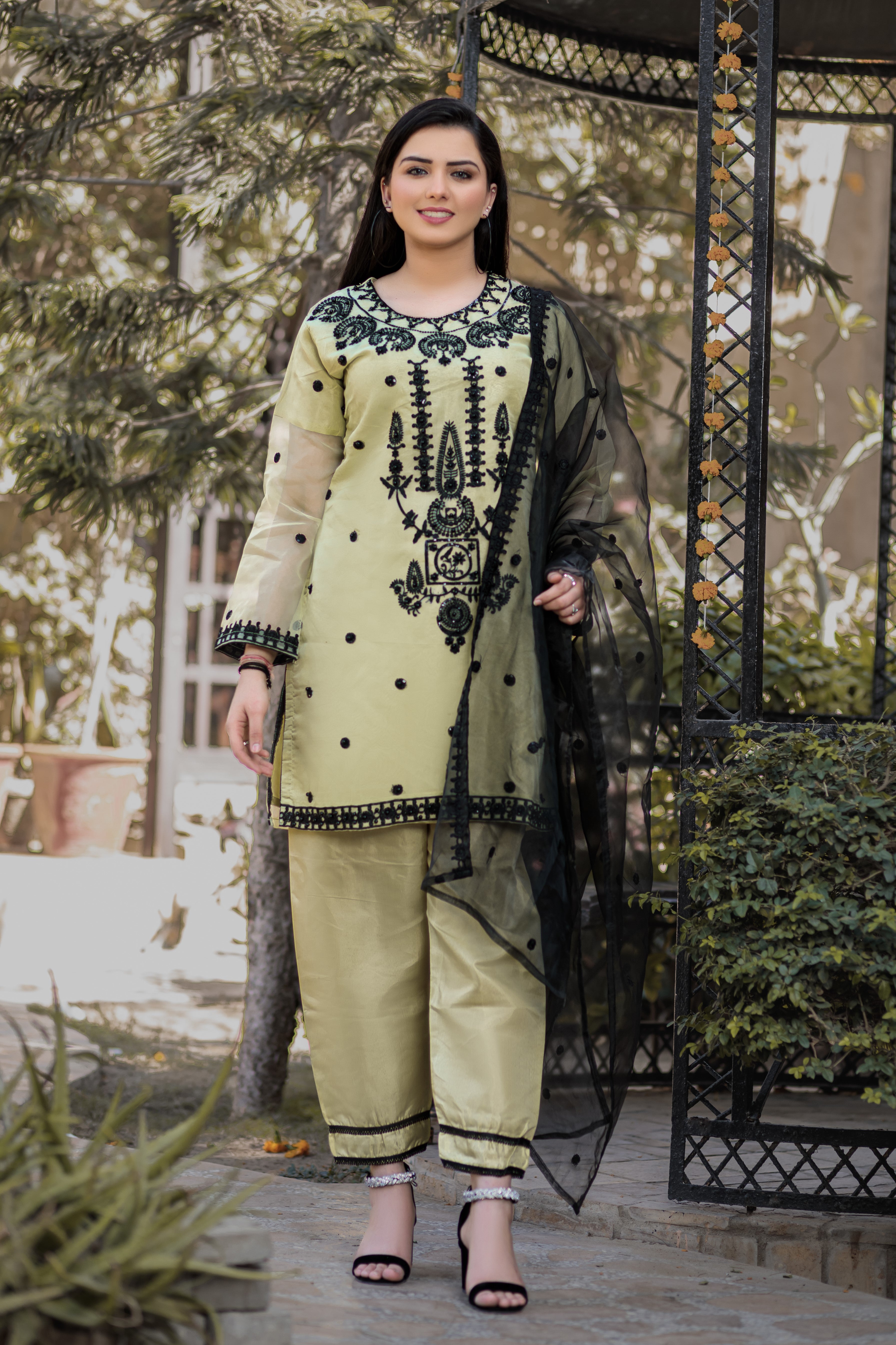 Thistle Green- Areeba's Couture