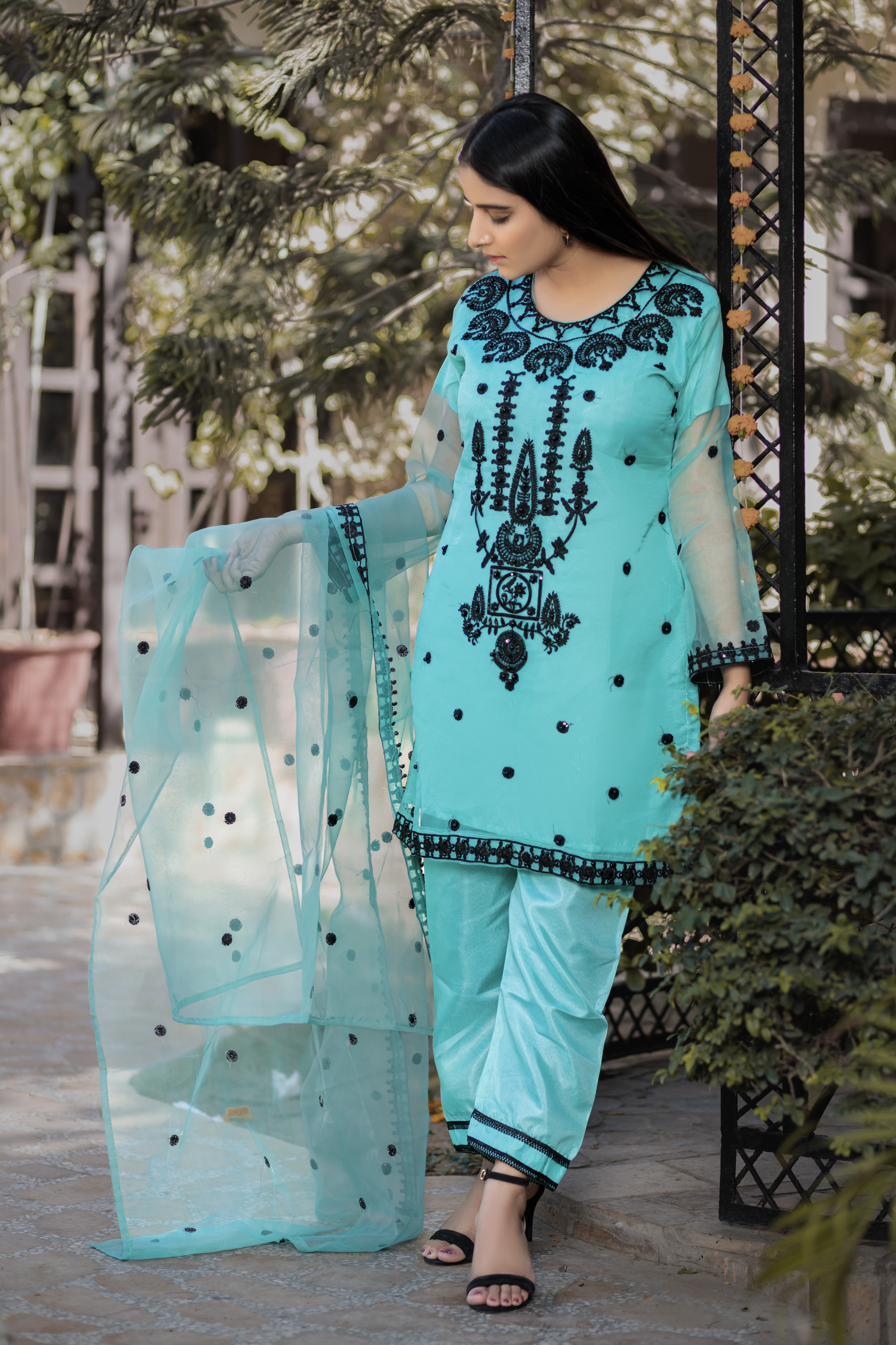 Seafoam Blue- Areeba's Couture