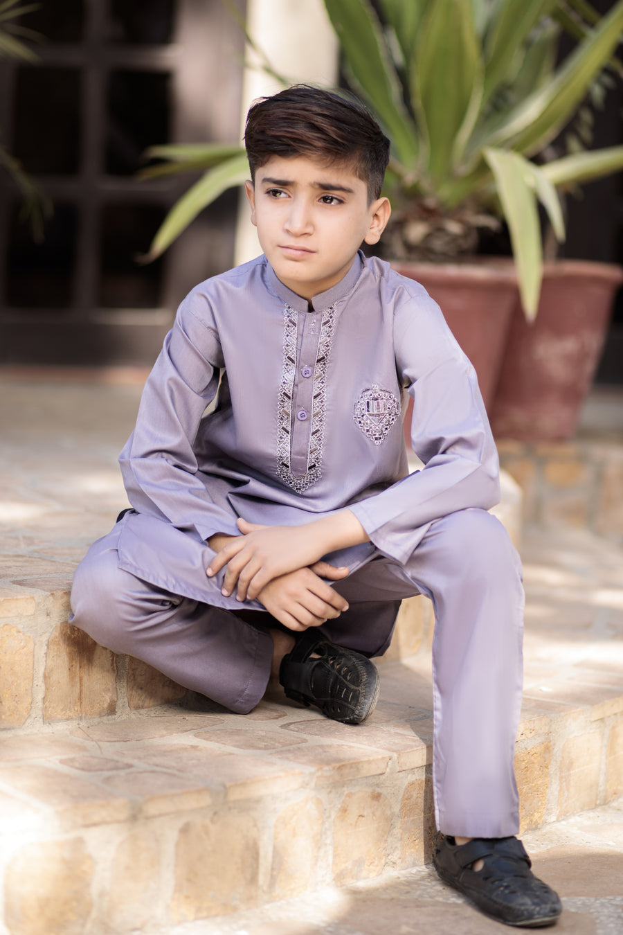 Languid Lavender Boys Punjabi- Areeba's Couture