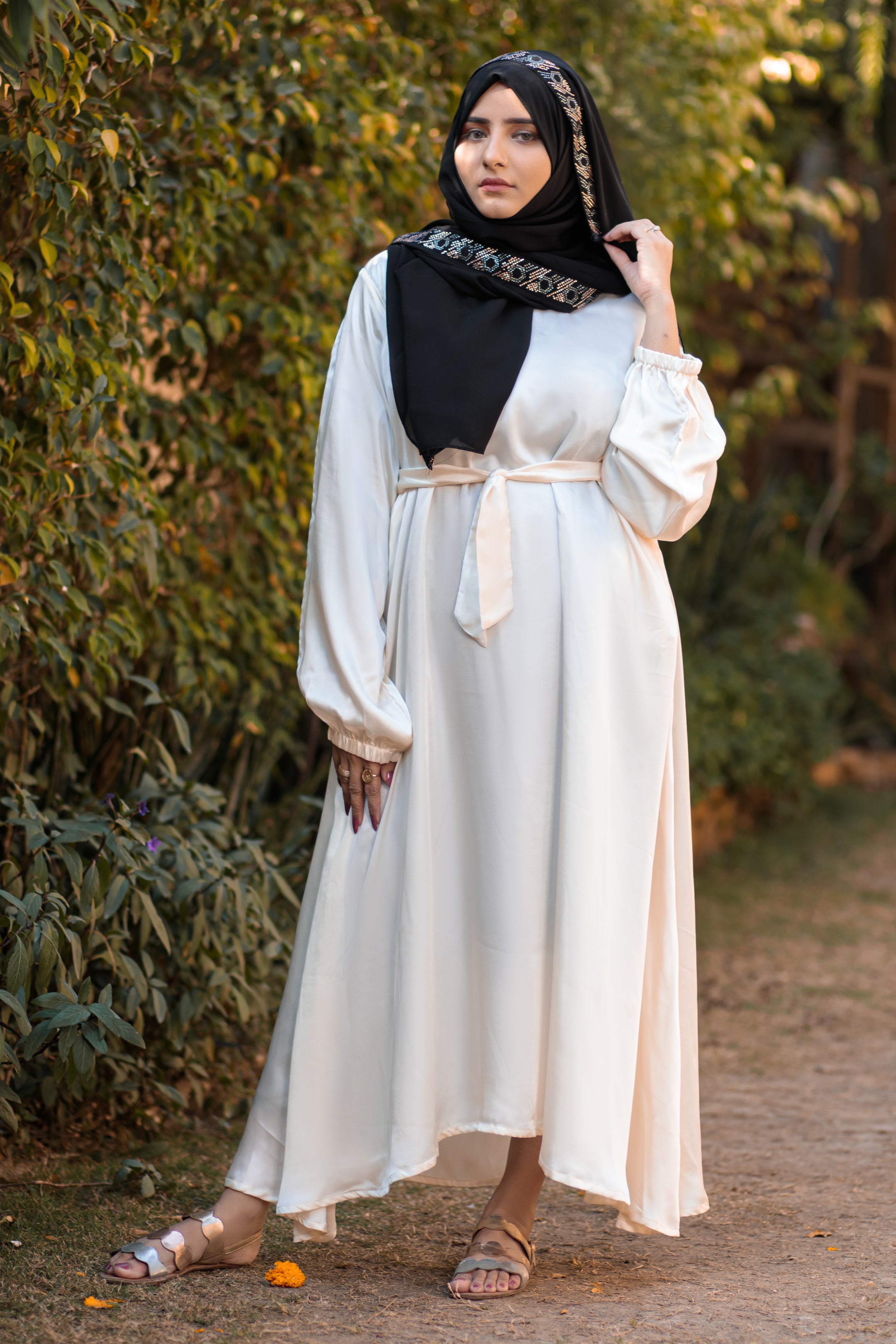 Lavender Mist Afifa Abaya- Areeba's Couture