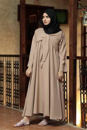 Rodeo Dust Ziya Abaya- Areeba's Couture