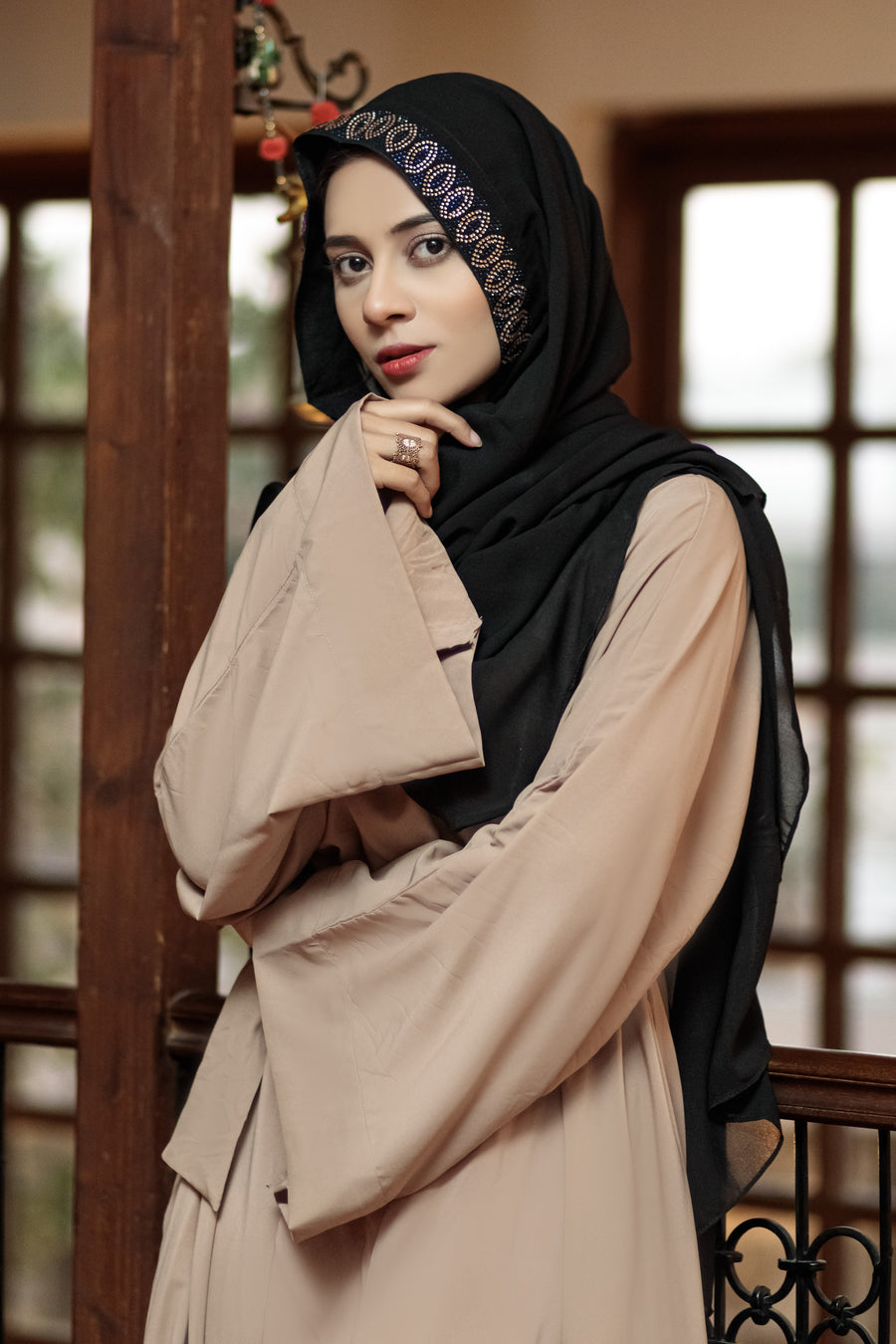 Rodeo Dust Afifa Abaya- Areeba's Couture