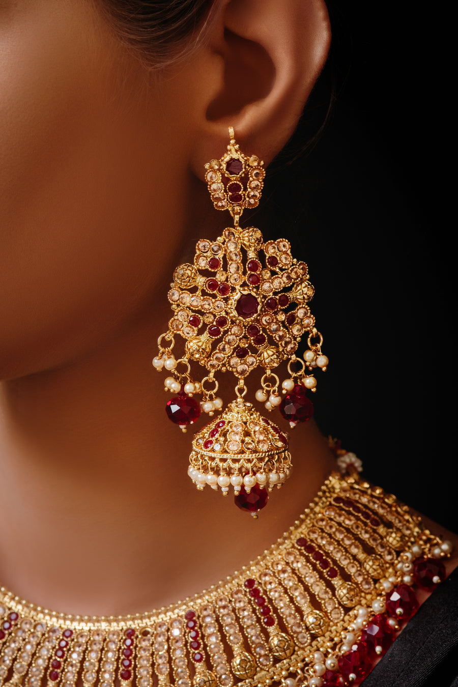 Kundan Artificial Jewellery set1- Areeba's Couture