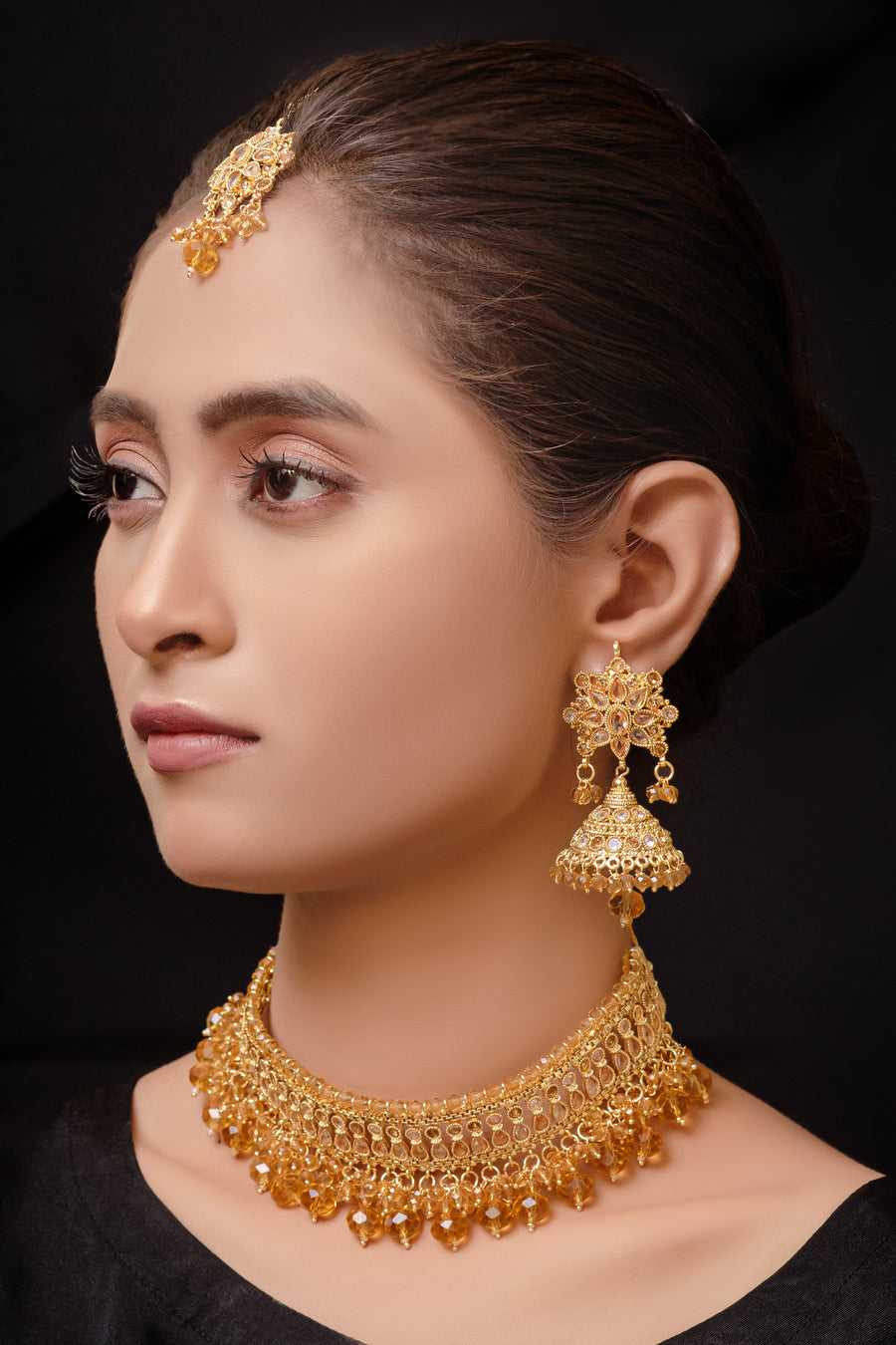 Kundan and Pearl Artificial Jewellery set- Areeba's Couture
