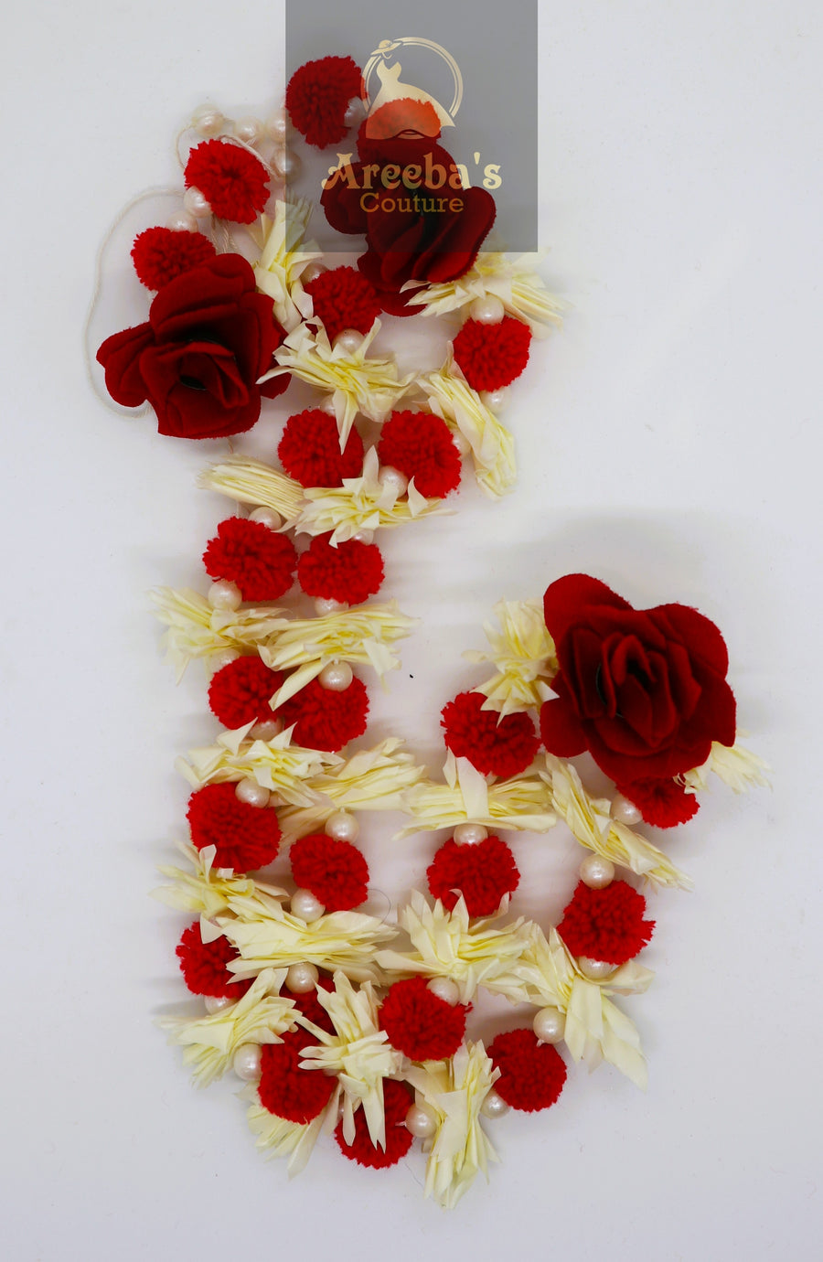 Flower Mala for hair- Areeba's Couture