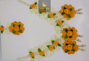 FLOWER JEWELLERY SETS- Areeba's Couture