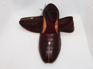 Gents khussa maroon- Areeba's Couture