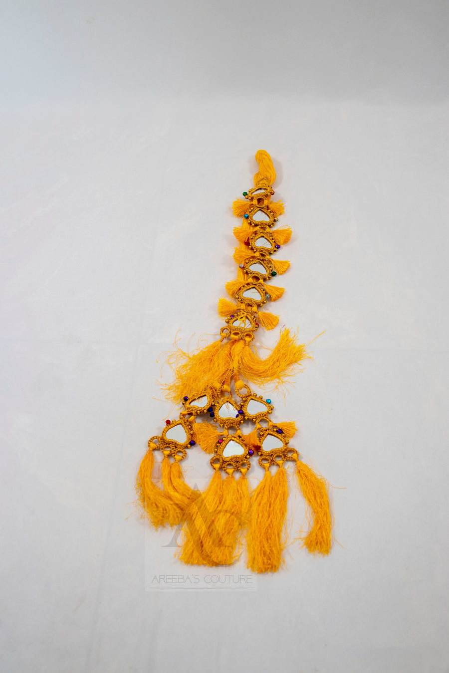 Golden mirror Parranda- Areeba's Couture