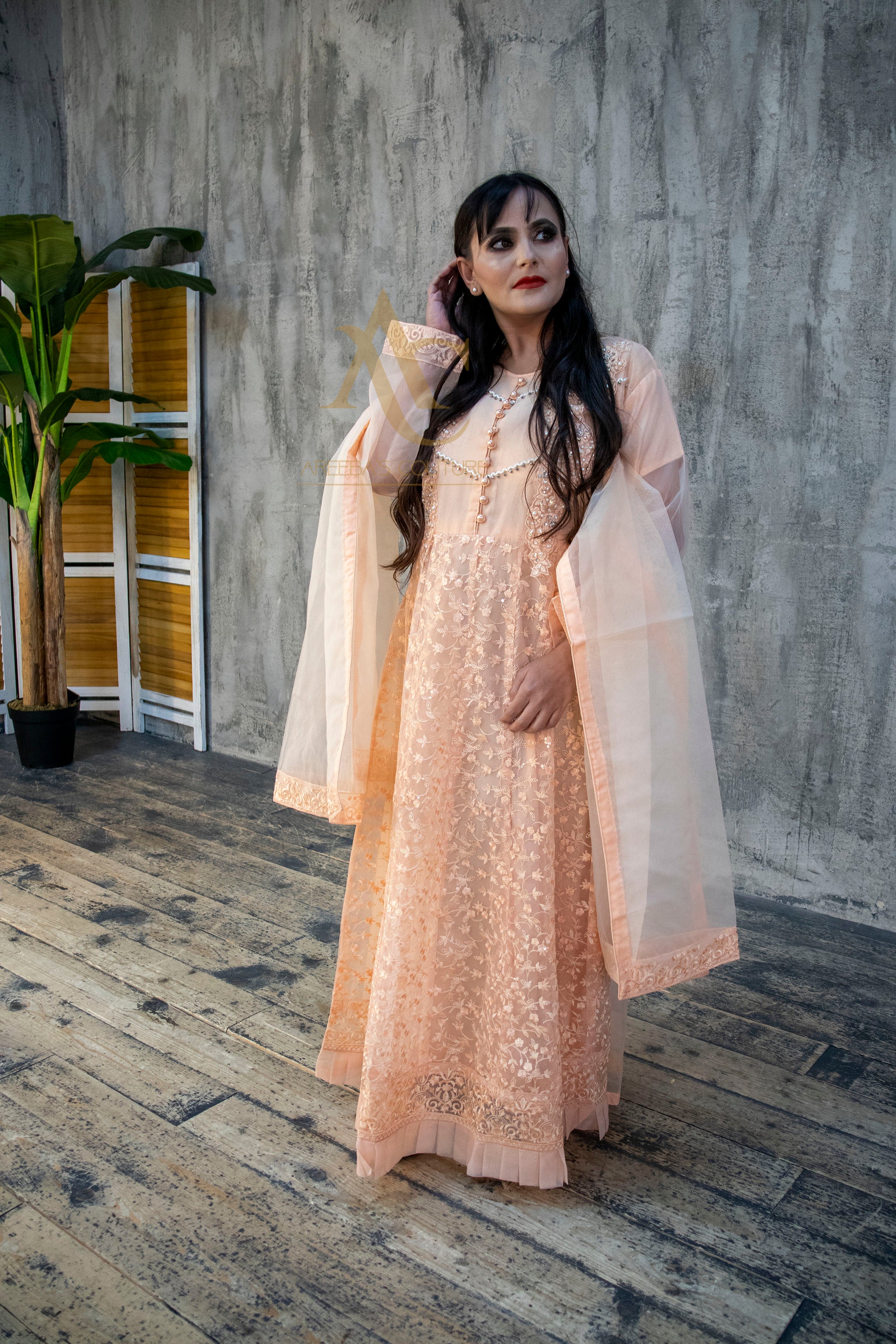 Petite Orchid Maxi- Areeba's Couture