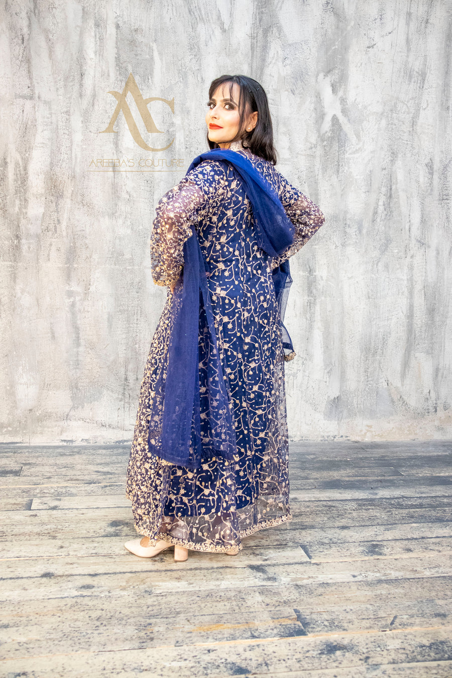 Deep Sapphire- Areeba's Couture