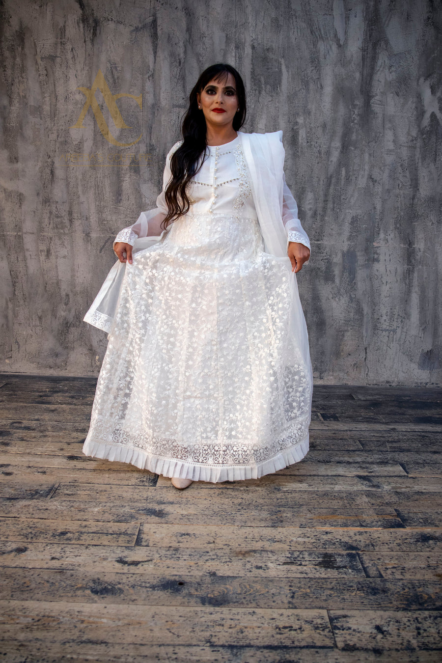 White Maxi- Areeba's Couture