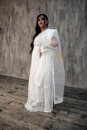 White Maxi- Areeba's Couture