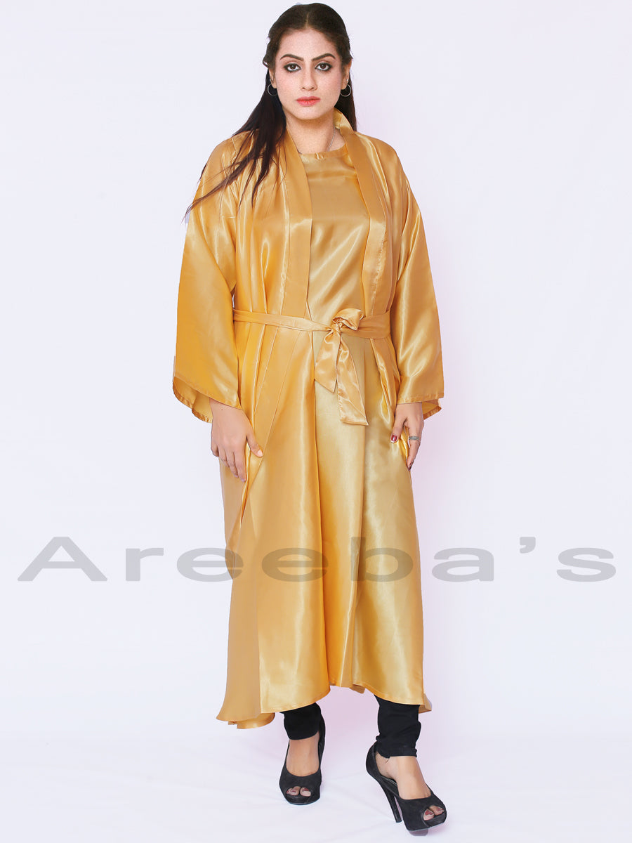 Copper Dania Abaya- Areeba's Couture