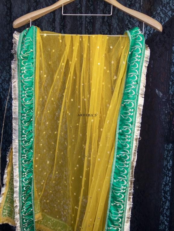 Baba ki rani Dupatta- Areeba's Couture