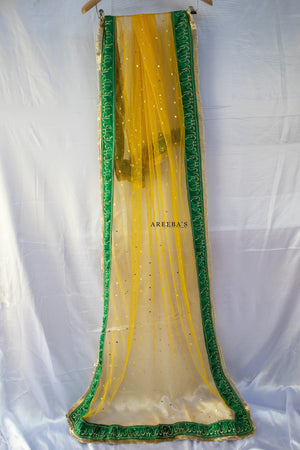 Baba ki rani Dupatta- Areeba's Couture