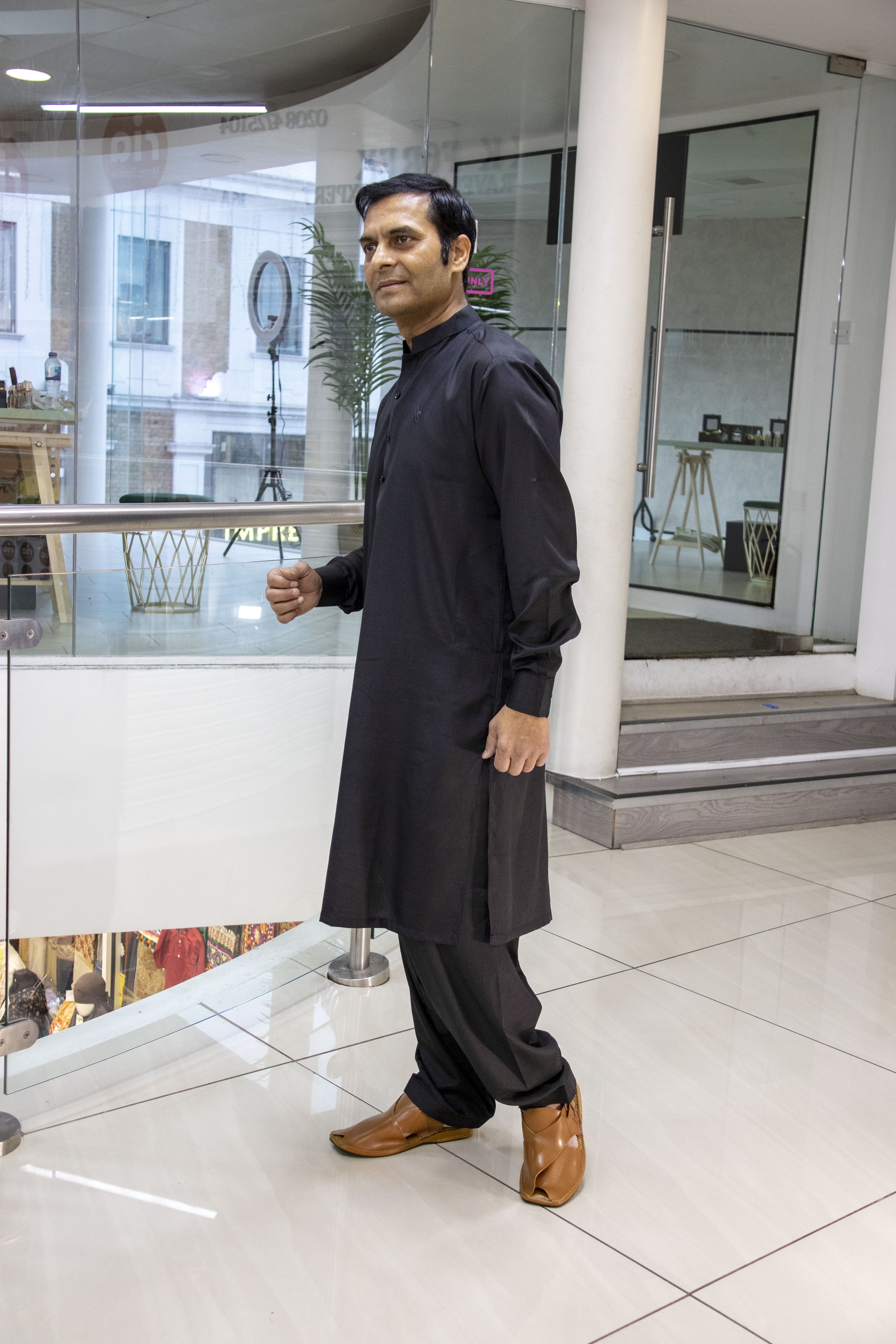 Gun Powder Salwar kameez Gents- Areeba's Couture